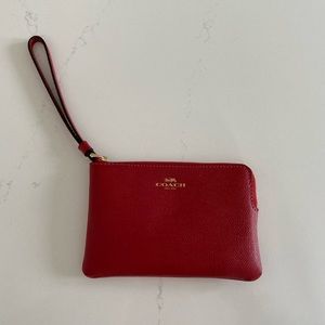 Red Coach Wrislet Wallet